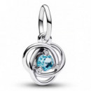 Charm Colgante Círculo Eternity Azul Aguamarina 793125C03  PANDORA