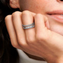 Anillo PANDORA Signature Logo Pavé y Cuentas 192312C01