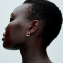 Pendientes de Botón Círculo Forma Orgánica y Perlas Cultivadas de Agua Dulce 263276C01  PANDORA