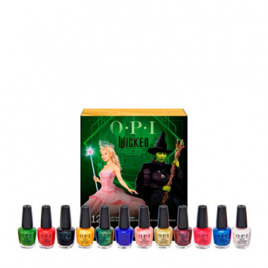 Calendario de Adviento Mini Opi X WICKED
12 Esmaltes de Uñas Ed. Limitada  O.P.I