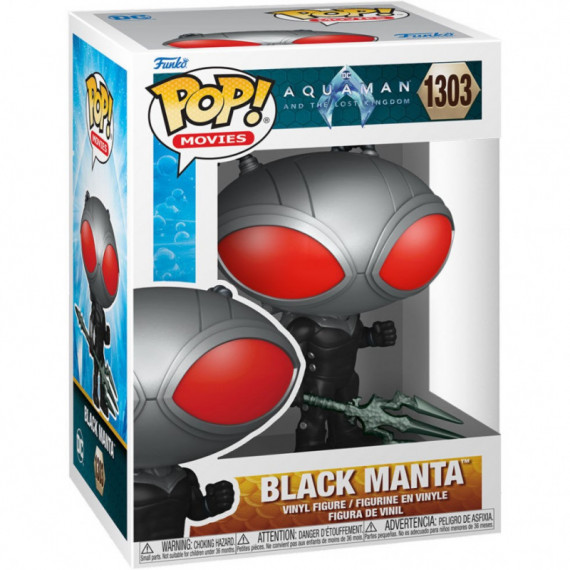 FUNKO Pop Manta Negra Aquaman y el Reino Perdido Dc 1303