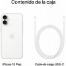 Teléfono Iphone 16 Plus 128GB Blanco  APPLE