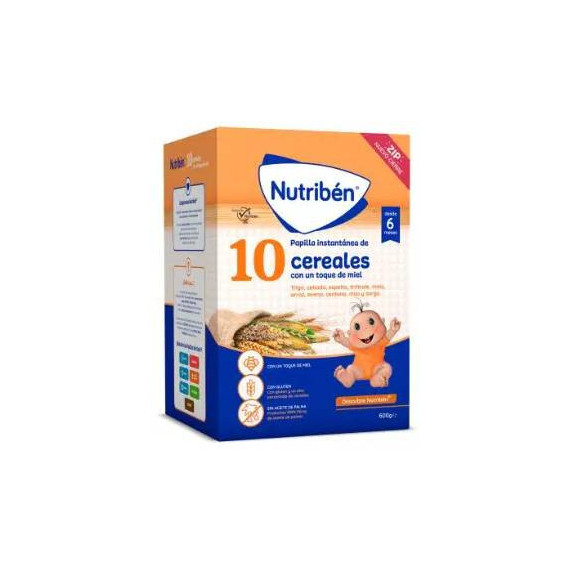 Nutriben 10 Cereales con Miel 600GR  ALTER FARMACIA S.A.
