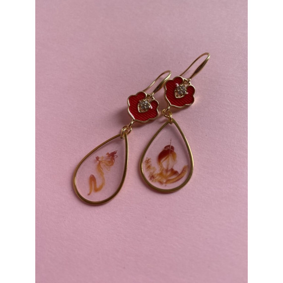 Pendiente Artesano Mulan  ORONEYA