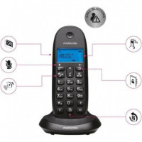 Telefono MOTOROLA C1001 Cb+ Dect  Wireless Black