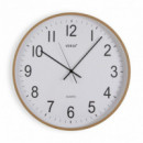 Reloj Pared Madera Clara 50CM  PÉREZ ÁVILA
