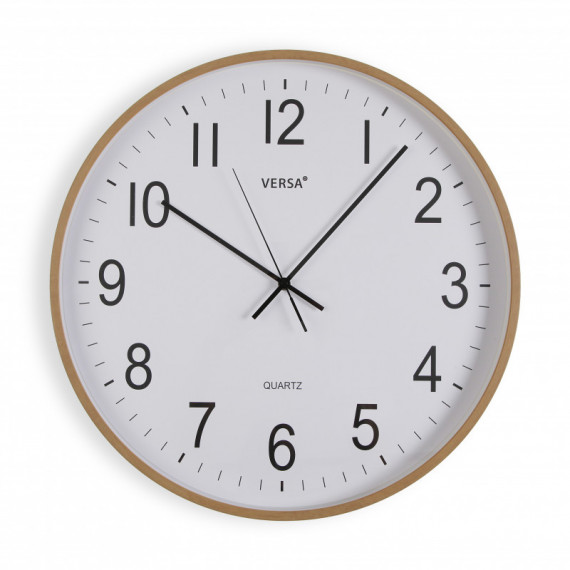 Reloj Pared Madera Clara 50CM  PÉREZ ÁVILA