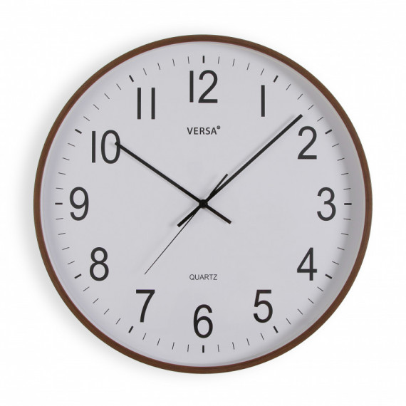 Reloj Pared Madera Oscura 50CM  PÉREZ ÁVILA