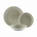 Vajilla 18 Pzas Pia Gris  PÉREZ ÁVILA