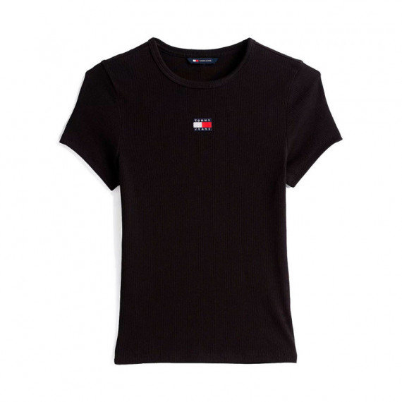 Camiseta de Corte Slim con Textura Acanalada  TOMMY HILFIGER