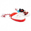 DUVO Perro Juguete Peluche X-mas Zapatilla 30X14X5 Cm