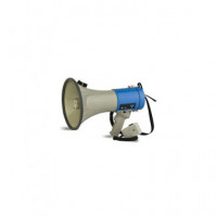 Ac Megafono Portatil MEG-100/MP3 con Sirena 25W Gris Azul  LALO