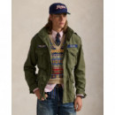 Cotton HERRINGBONE-M65 Hb Combat Olive  RALPH LAUREN