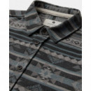 Camisas Camisa ANERKJENDT Aklouis Jacquard Dark Grey Mel