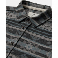Camisas Camisa ANERKJENDT Aklouis Jacquard Dark Grey Mel