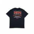 Camisetas Hombre Camiseta DEUS EX MACHINA Buckle Up Black