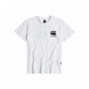 G-STAR RAW DENIM Camisetas Hombre Camiseta G-star Burger Back Print