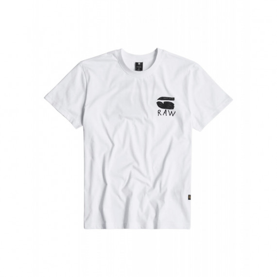 G-STAR RAW DENIM Camisetas Hombre Camiseta G-star Burger Back Print