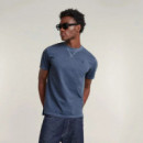 G-STAR RAW DENIM Camisetas Hombre Camiseta G-star Nifous Sea Blue