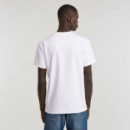 G-STAR RAW DENIM Camisetas Hombre Camiseta G-star Stacked Old Skool Logo