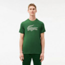 Camisetas Hombre Camiseta LACOSTE Tenis Ultra Dry
