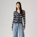Camisas y Tops Cardigan Levi's® Tulip Redwood Stripe  LEVI'S