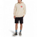 Jerséis y Sudaderas Sudadera DEUS EX MACHINA Helios Hoodie Dirty White