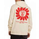 Jerséis y Sudaderas Sudadera DEUS EX MACHINA Helios Hoodie Dirty White