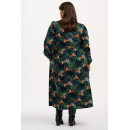 SUGARHILL BRIGHTON Vestidos Vestido Sugarhill Sidney MIDI Dark Green, Tigers & Palms