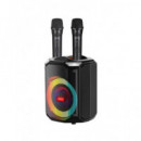 XO Altavoz BLUETOOTH 40W con Mando a Distancia y Microfono Inalambrico XO-F48 Negro