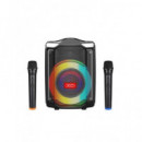 XO Altavoz BLUETOOTH 40W con Mando a Distancia y Microfono Inalambrico XO-F48 Negro