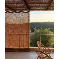 Cortina de Fibra de Coco Natural 3X3 M la Scourtinerie®  LA SCOURTINERIE