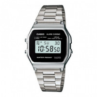 Reloj CASIO Vintage A158WEA-1E Unisex Digital Plateado - Retro