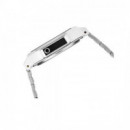 CASIO A164WA-1V Reloj Digital Retro Acero Inoxidable – Luz, Alarma, Crono, Wr