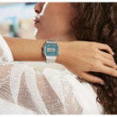 CASIO A168WEM-2 Reloj Digital Unisex – Esfera Azul Turquesa, Correa de Acero Inoxidable, Estilo Retro, Wr