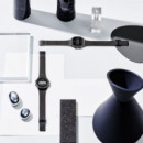 CASIO A168WEMB-1B Reloj Digital Unisex – Estilo Retro, Correa de Malla Negra, Pantalla Negativa, Wr