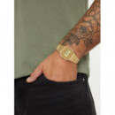 CASIO A700WEVG-9A Reloj Digital Retro Dorado – Caja Ultrafina, Correa de Acero Inoxidable, Wr