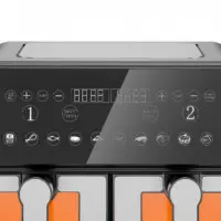 Freidora Digital Aire Caliente Doble LARRYHOUSE 4.5+4.5 Litros 2.400W