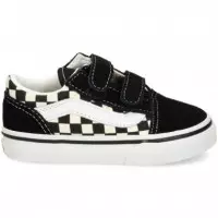 2 Velcros Damero T+a Blanco+negro  VANS