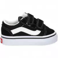 Banda Blanca 2 Velcros Ante+textil Negro  VANS