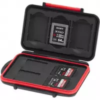 CARUBA Memory Card Case (3×XQD&4 Sd)