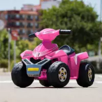 Moto Quad Racy Pink Bateria 6V desde 12 Meses  FEBER