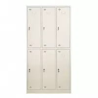 Taquilla Metalica 2 Puertas 3 Cuerpos AIRMEC 185X90X45 Cm