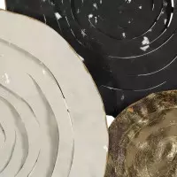 Mural Pared Negro-oro  PÉREZ ÁVILA