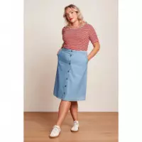 Falda KING LOUIE Marie Fest Light Denim