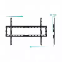 Soporte TV Monitor TOOQ 37-80 45KG Black