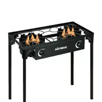 Fogon de Gas con Patas AIRMEC 2 Fuegos