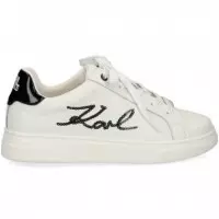 Deportivo Karl Lado Piel Blanco  KARL LAGERFELD KIDS