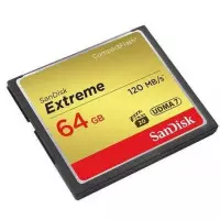 SANDISK Compact Flash  Extreme 64GB 120MB/S