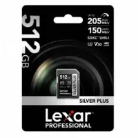 LEXAR Sd Plata Plus UHS-1 , 512GB V30 R205/W150MB/S